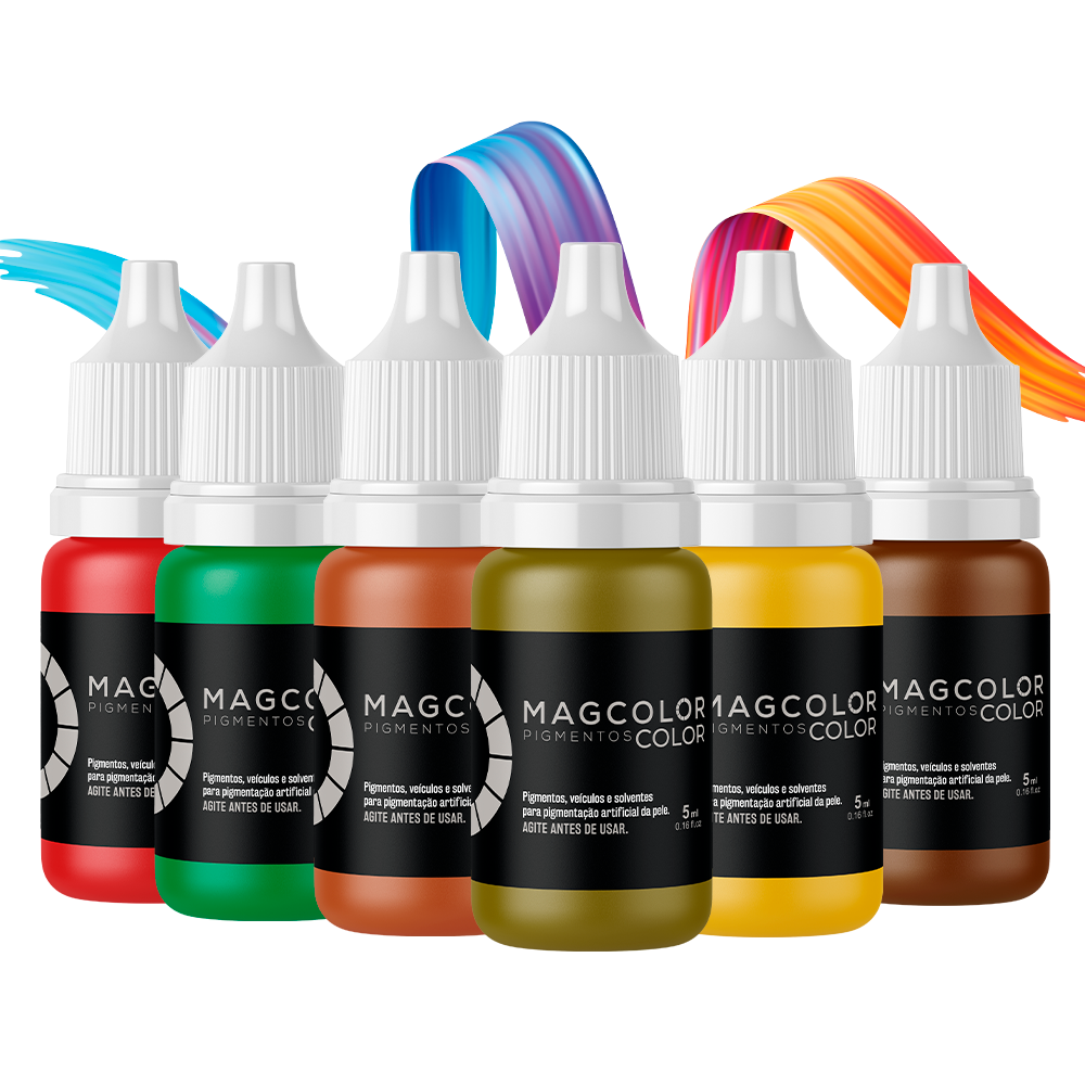 Pigmento Mag Color – VERDE OLIVA – 5 ml – Mag Loja – A loja da Mag Estetica
